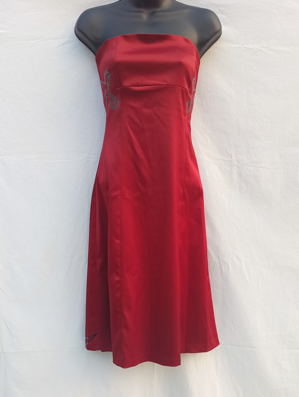 RW&CO. Red Satin Top